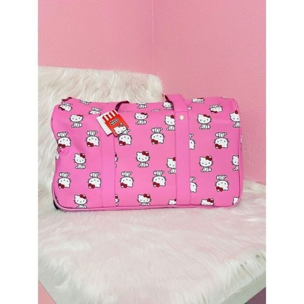 Hello Kitty Rolling Duffel Bag